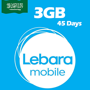 Lebara ynternetkaarten - 3GB foar 45 dagen