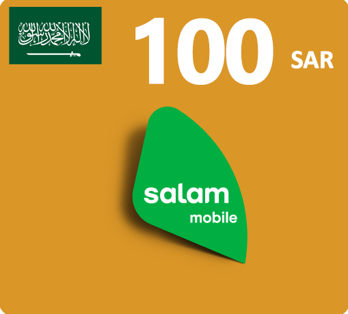 Salam Mobile Recharge Card - 100 SAR - KSA