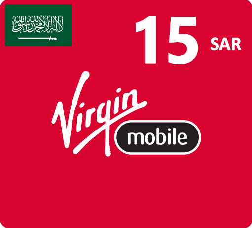 Virgin Mobile Recharge Card - 15 SAR - KSA