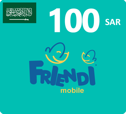 FRiENDi Mobile Recharge Card - 100 SAR - KSA
