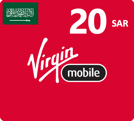 Virgin Mobile Recharge Card - 20 SAR - KSA