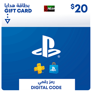 PlayStation Store gjafakort $20 - UAE