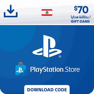 Cairt tiodhlac PlayStation Store 70$ - LEBANON