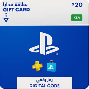 PlayStation дүкөнүнүн Белек картасы $20 - KSA