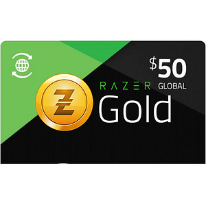 Золотая карта Razer на 50 долларов – глобальные учетные записи