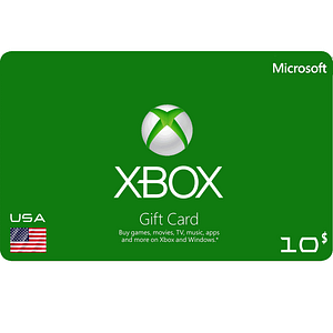 Kartu Hadiah Xbox Live $10 - AS