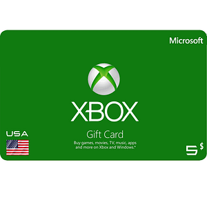 Xbox Live 禮品卡 $5 - 美國