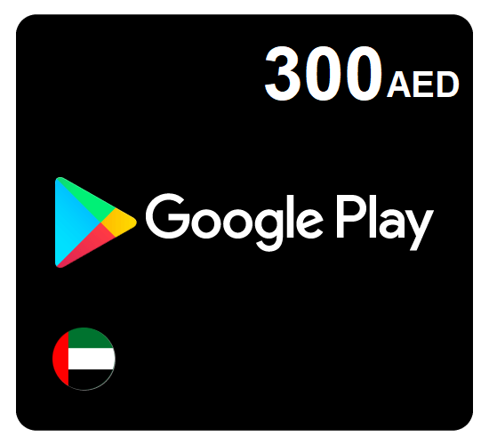 Google Play Gift Card 300 AED - UAE Account