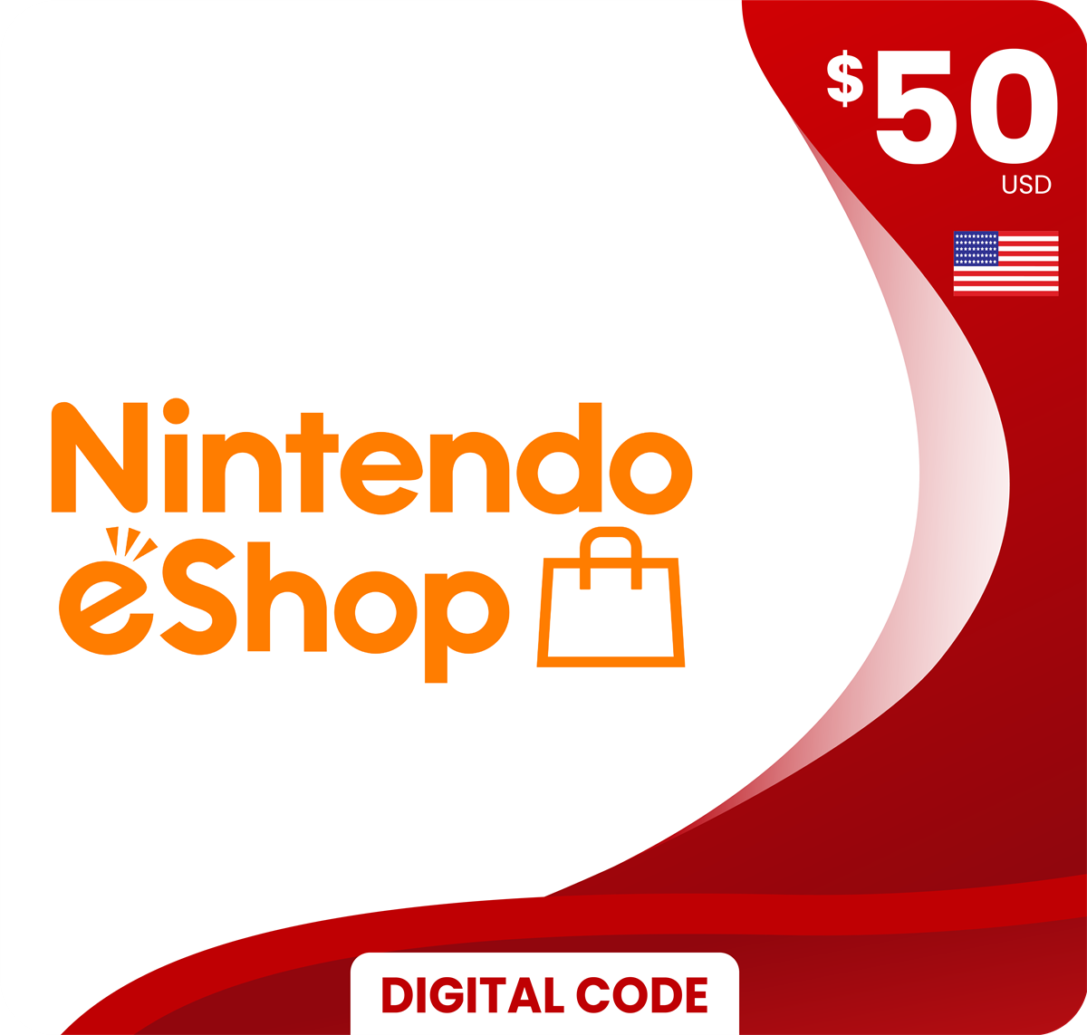 Nintendo eShop Gift Cards 50$ - USA