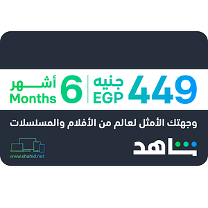 Šahid VIP | 6 mjeseca - Egipatski račun