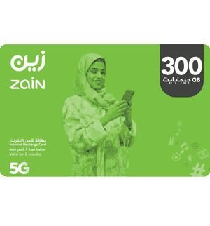 Zain Internet Card 300GB - 3 Month - KSA