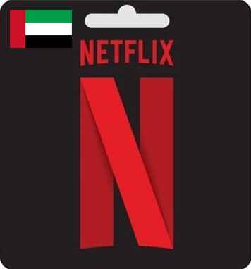 NETFLIX Jeftekaarten 100 AED foar UAE-akkount