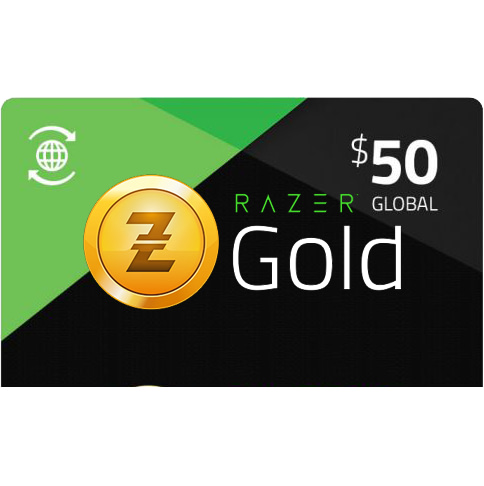 Razer Gold Card 50$ - Globale rekeninge