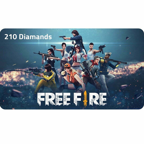 FreeFire 210 + 21 diamanten - wereldwijd