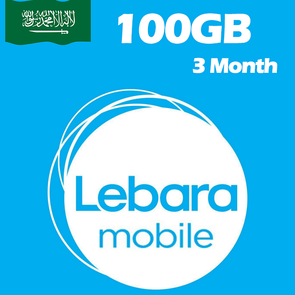 Tarjetas de Internet Lebara - 100GB por 3 meses