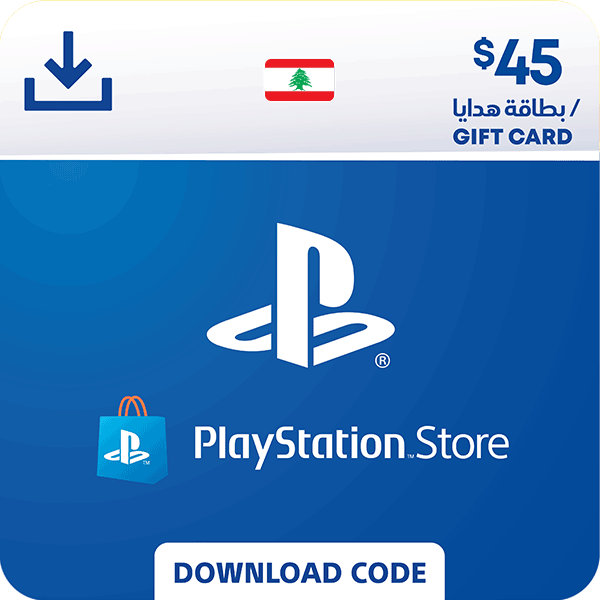 PlayStation 商店礼品卡 45 美元 - 黎巴嫩