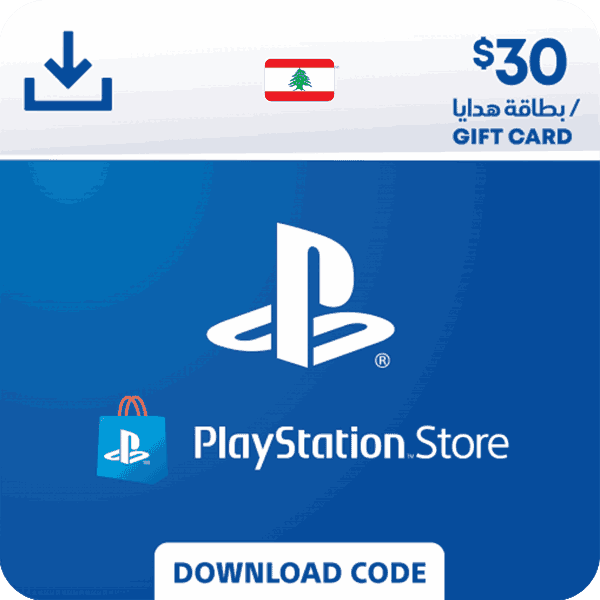 „PlayStation Store“ dovanų kortelė 30 USD – LIBANAS