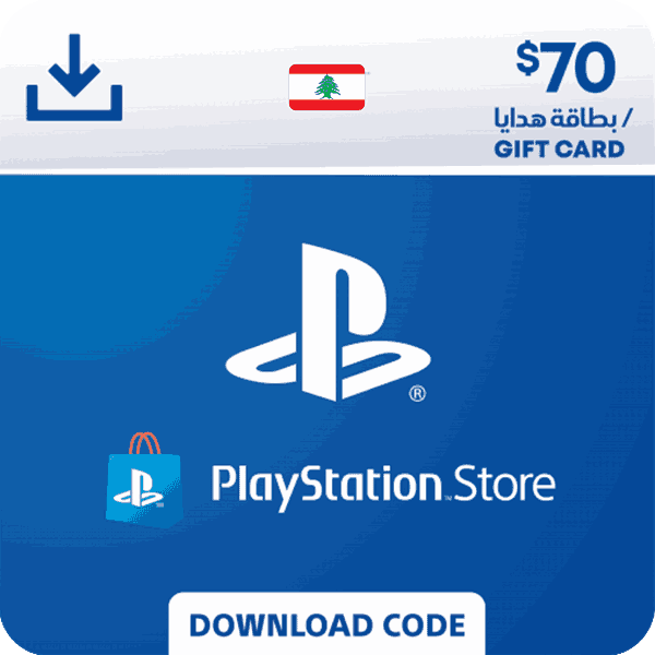 PlayStation Store-gavekort 70$ - LIBANON