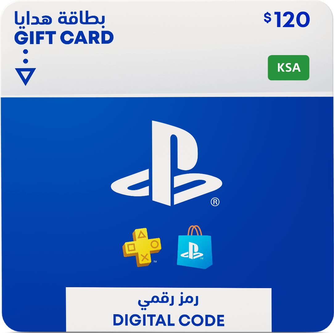 PlayStation Store Gift Card $120 - KSA