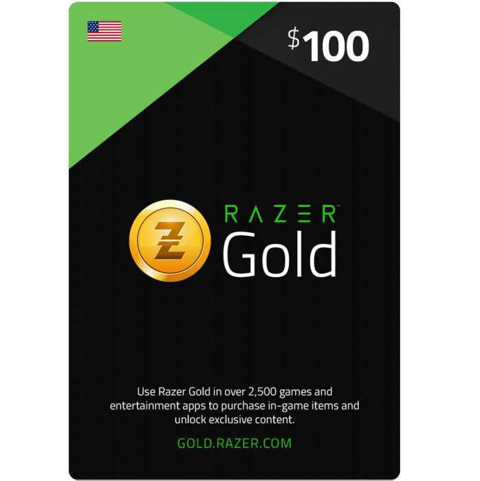 Razer Gold Card 100$ - USA Accounts