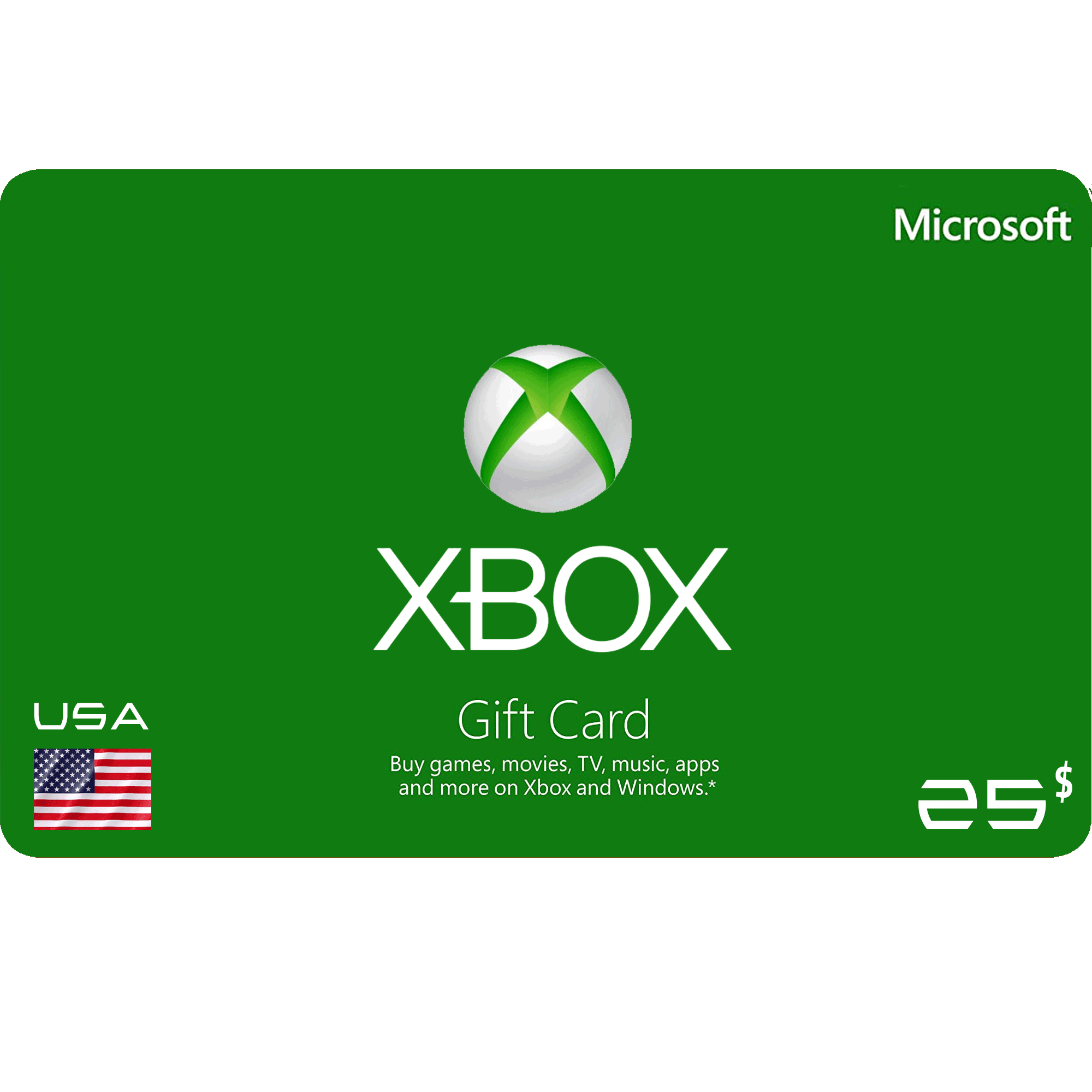 Xbox Live Gift Card 25$ - USA